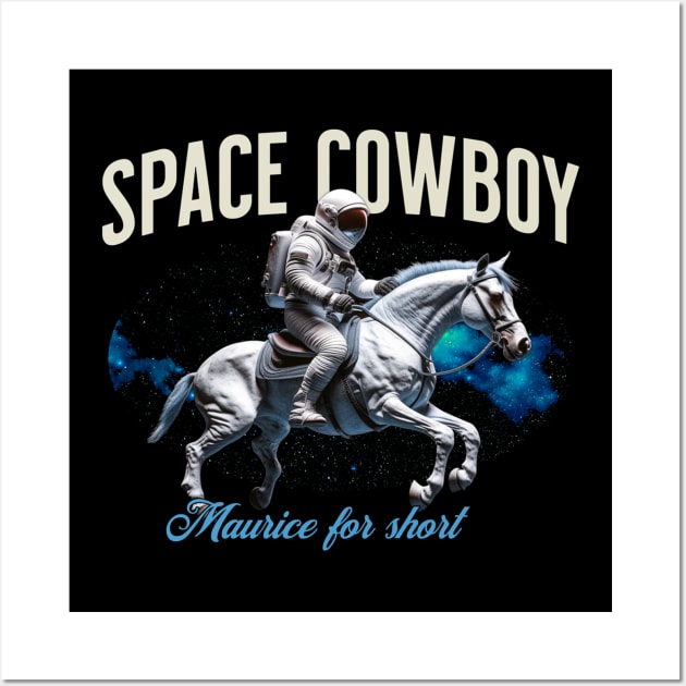 Space Cowboy Astronaut Wall Art by RockReflections